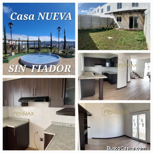 Alquilo casa NUEVA en San José Pinula,  Florenza.  SIN FIADOR 