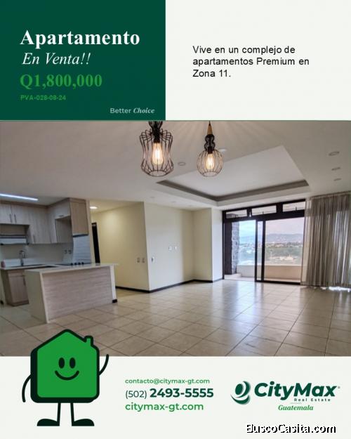 En Venta apartamento en Zona 11
