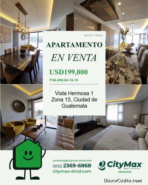 Apartamento de lujo en venta en Vista Hermosa 1 Zona 15
