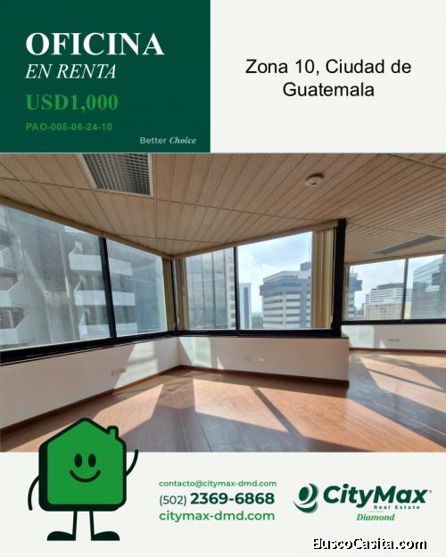 Oficinas en Renta en Guatemala Zona 10