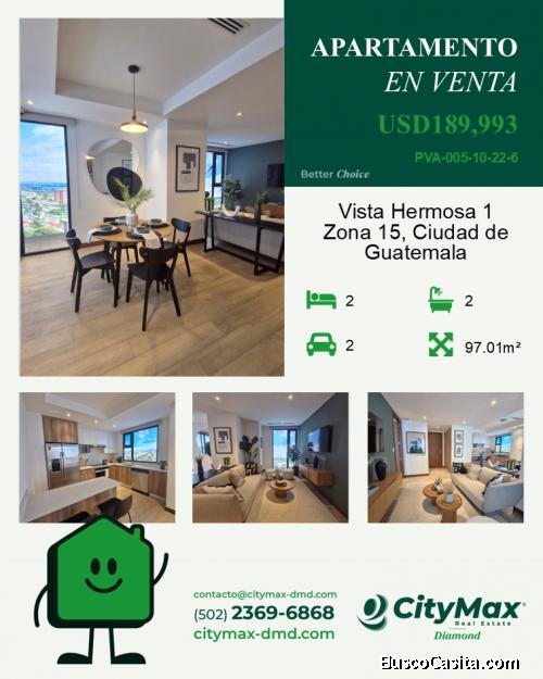 Apartamento en Venta en Zona 15, Vista Hermosa 1