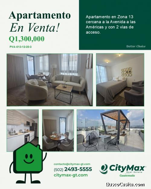 Apartamentos en Venta en Zona 13 Las Américas