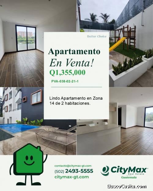 Lindo Apartamento Residencial en Venta Zona 14 