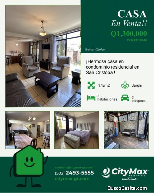 Casa en venta en San Cristóbal, Mixco
