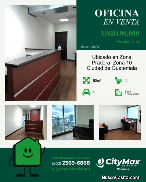 Oficina en Venta en Zona Pradera Zona 10 Ciudad de Guatemala