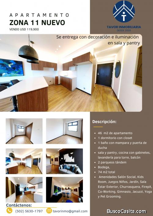 Apartamento para estrenar zona 11 nivel 14