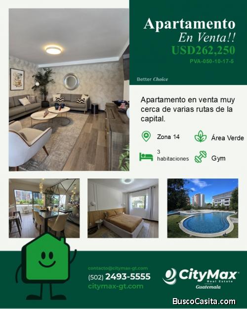 En venta Apartamento Premium en la Zona 14 