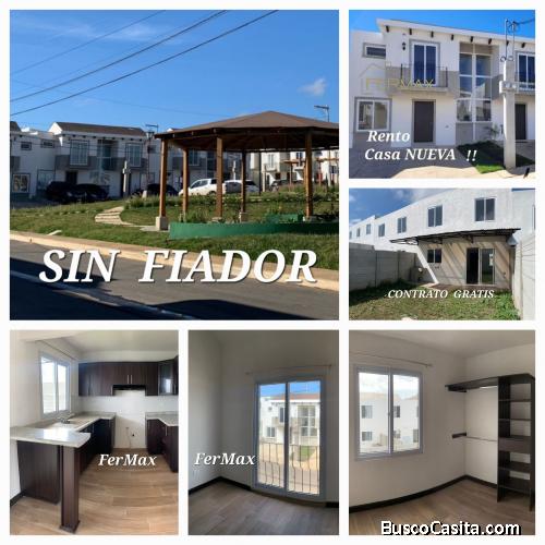 Alquilo casa NUEVA en San José Pinula.  SIN FIADOR 