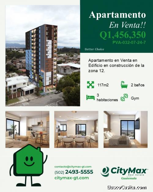 Apartamentos de Lujo en venta en Zona 12 