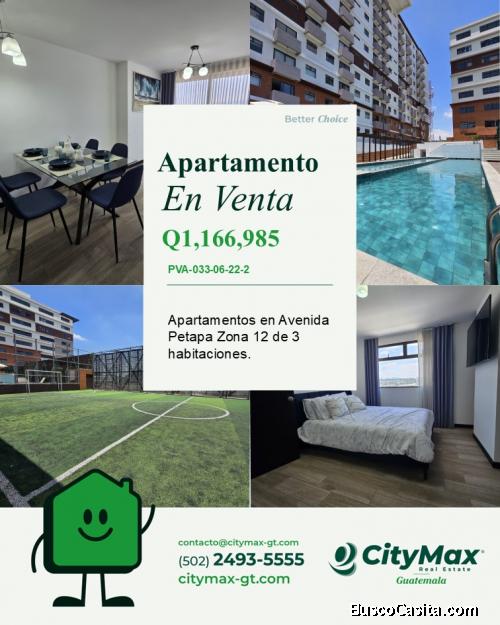 Venta Apartamentos en Avenida Petapa Zona 12