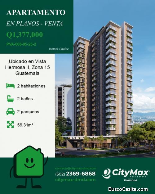 Apartamento en Planos en Venta en Zona 15 Vista Hermosa 2