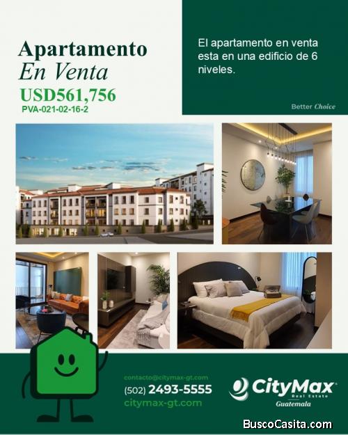 En Venta Apartamento Cayalá en Zona 16