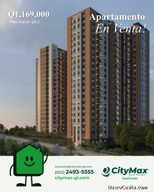 En venta Apartamento en planos en la Zona 17