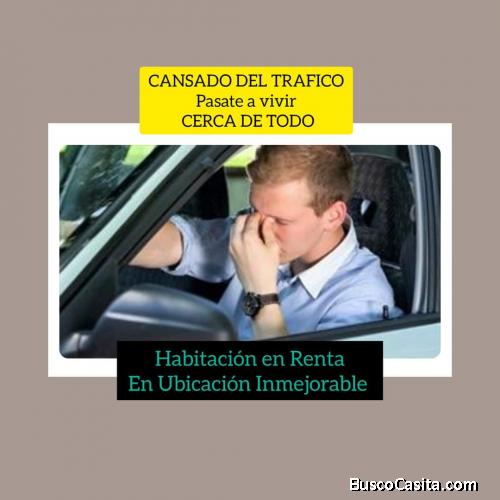 HABITACIÓN EN ALQUILER PARA CABALLERO EN UBICACIÓN INMEJORABLE ENTRE ZONA 4 Y 5