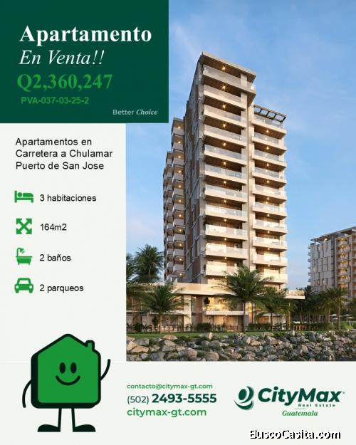 En venta apartamentos en Puerto de San Jose Chulamar