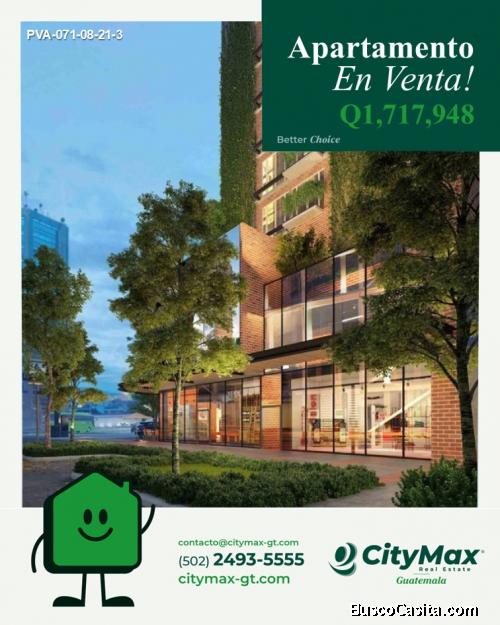 En Venta Hermoso Apartamento en Zona 4