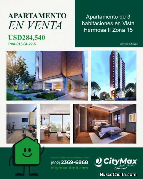 Venta de Apartamento en Zona 15 Vista Hermosa II