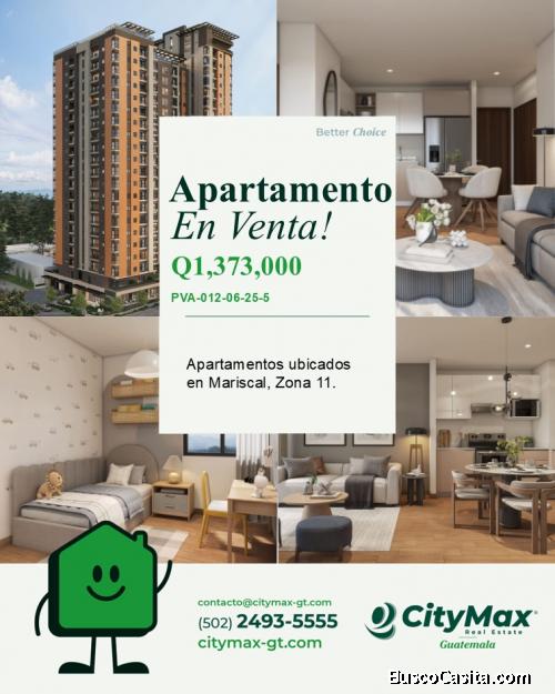 Exclusivos apartamentos en venta en la zona 11 Mariscal