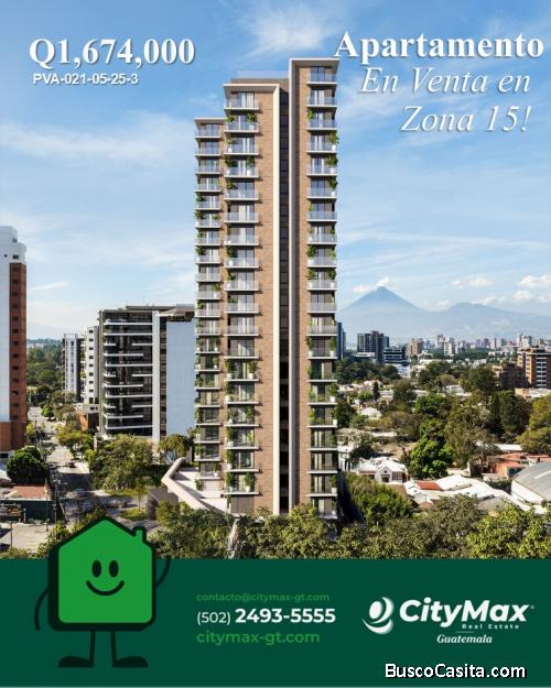 En venta apartamento en Planos en la zona 15 V.H. II