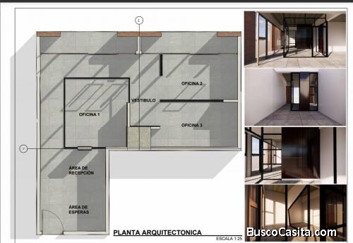 Q 7,500 LOCAL EN RENTA EDIFICIO HUB ZONA 9 