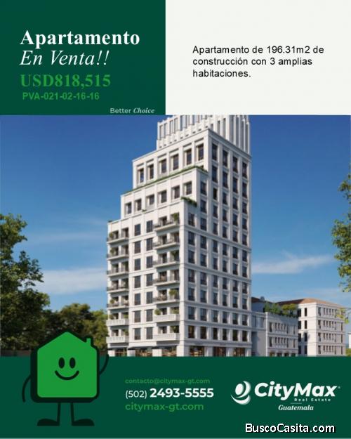 Apartamento en Venta Zona 16 Cayalá