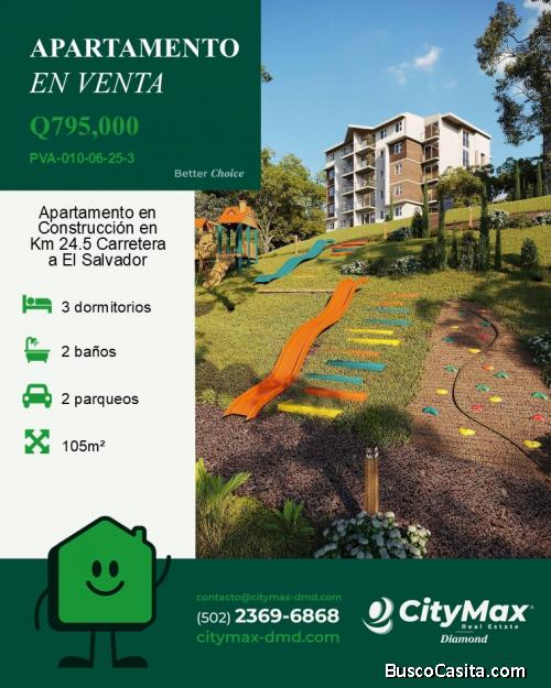 Apartamento en Pre-Venta en Km 24.5 Carretera a El Salvador