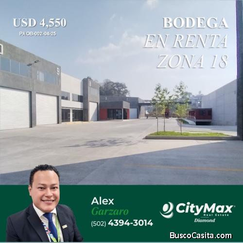 Ofibodega en Renta Calzada la Paz 