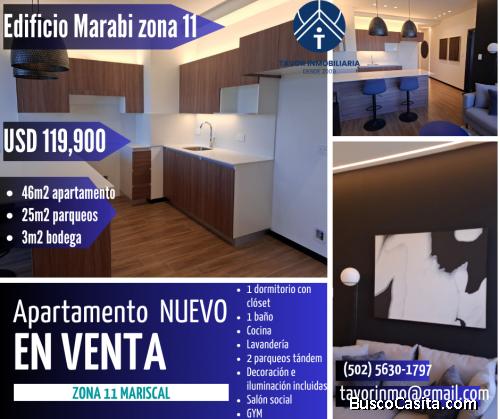 Apartamento nuevo en zona 11 Marabi