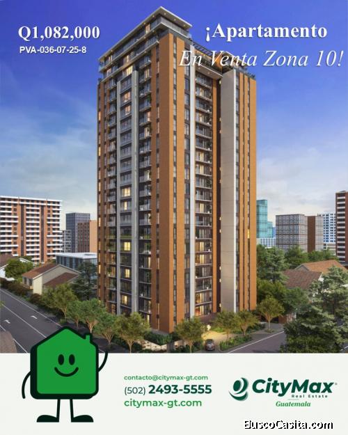 Apartamento 1 habitaciones en Pre-venta en zona 10