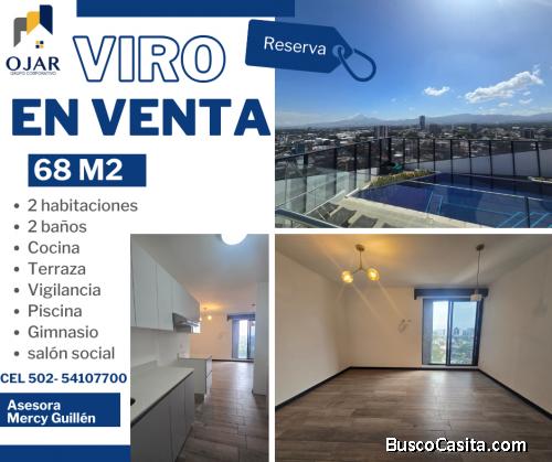 VENTA DE APARTAMENTO EN ZONA 11 EDIF. VIRO 10 NIVEL
