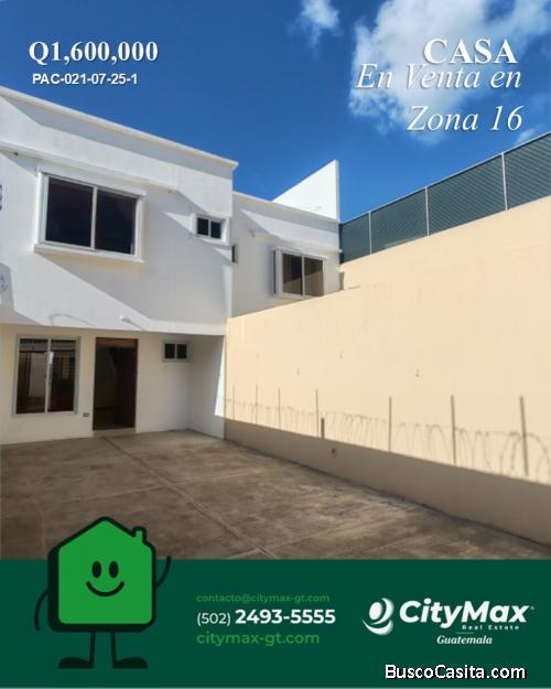 Casa en venta Hacienda real zona 16