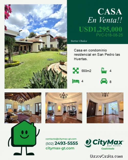 Casa en Venta cercana La Antigua Guatemala