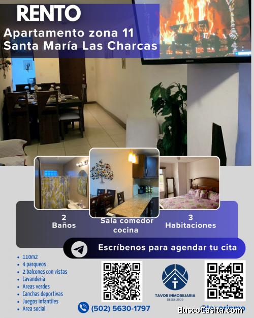Apartamento zona 11 Santa Maria Las Charcas