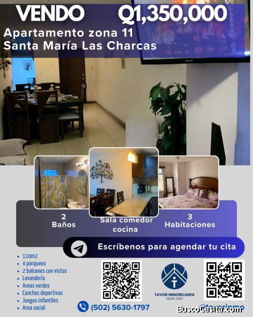 Apartamento zona 11 Santa Maria Las Charcas