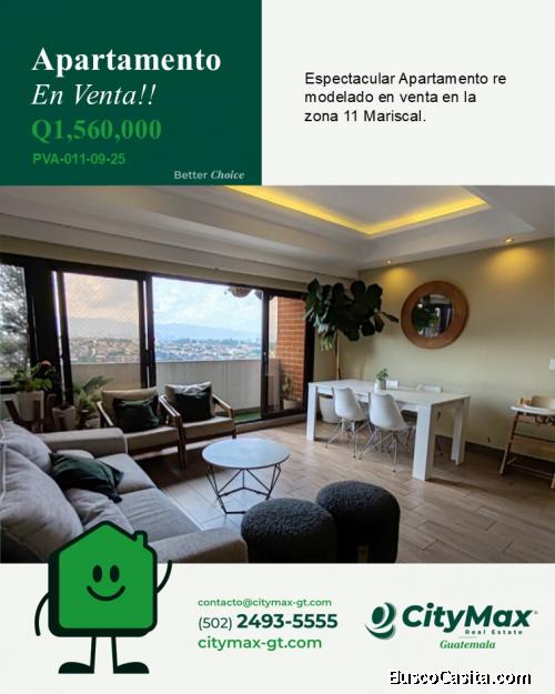 Apartamento en venta 3 habitaciones Nivel Alto Zona 11