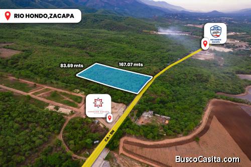 En Renta Terreno Comercial En Rio Hondo Zacapa CA-9 Norte