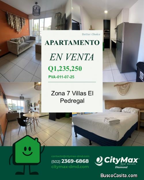 Apartamento Amueblado en Venta en Zona 7 Ciudad de Guatemala