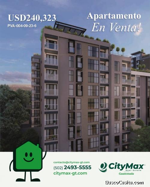 En venta en la zona 16 Kanajuyu Apartamentos de Lujo