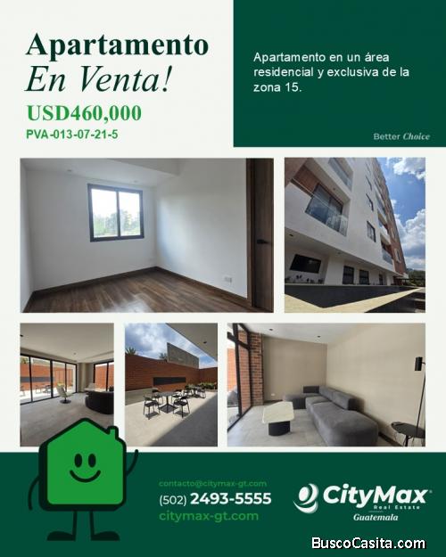 Apartamento nuevo en zona 15 Guatemala