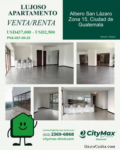 Apartamento en VentaRenta Albero San Lázaro zona 15