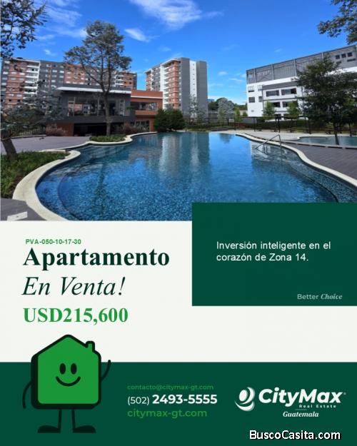En Venta Apartamento en Zona 14