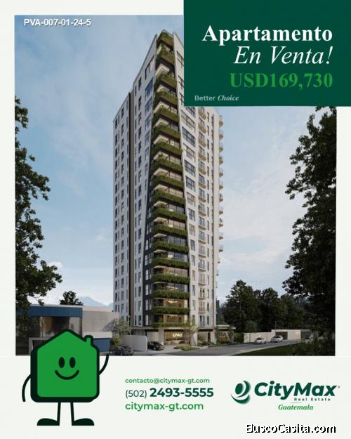 En venta apartamentos en la zona 15 Guatemala
