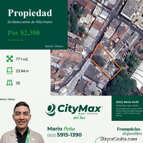 Terreno en Alquiler en Villa Nueva Guatemala