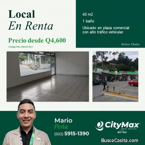 Local comercial en renta en Villa Nueva