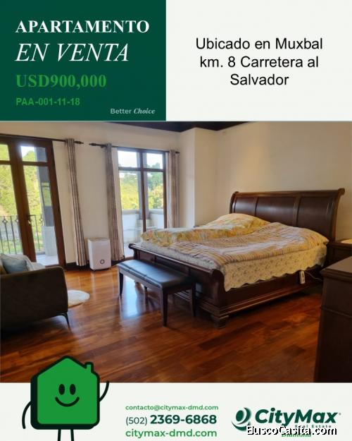 Apartamento en Venta en Muxbal Km.8 Carretera a El Salvador