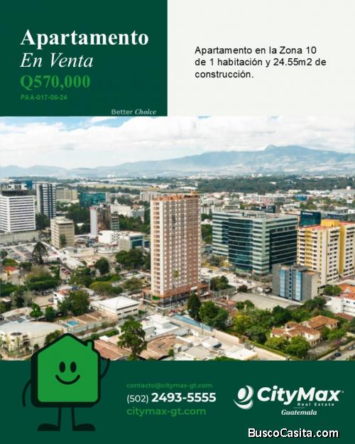 Efficiency Room en venta en zona 10
