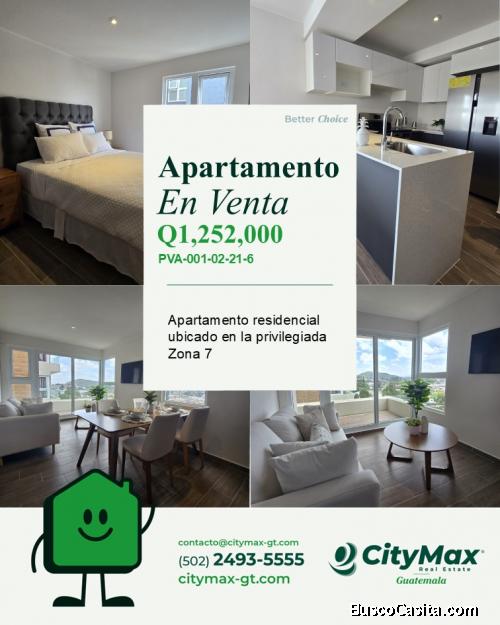 Apartamento en Venta en Calzada Mateo flores Zona 7