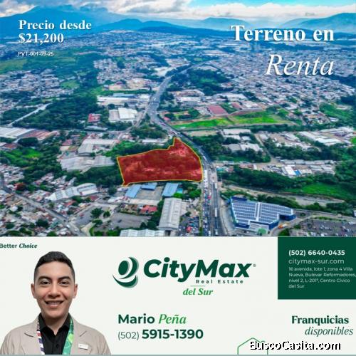 Renta de terreno km17.5 a un costado de Santa Clara V.N