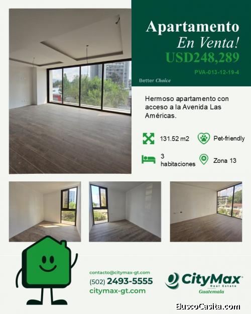 En Venta Apartamento en Americas Zona 13