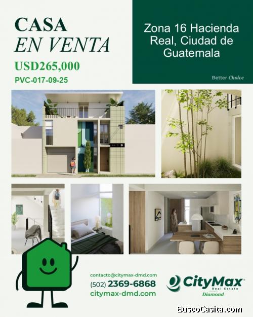 Casa Nueva en Venta en Hacienda Real Zona 16